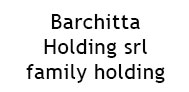 Barchitta Holding srl – family holding